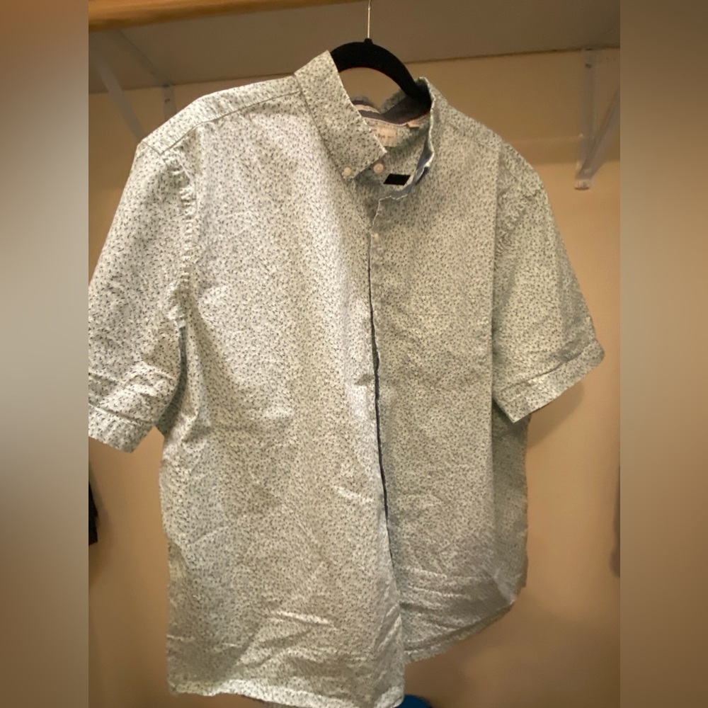 Hawker Rye men's woven short-sleeve shirt size XXL